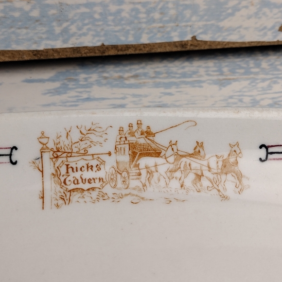 Bailey Walker China Oval Dish Hicks Tavern - Picture 2 of 9
